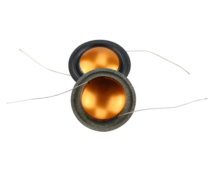 GHXAMP 19.43mm 19.5 Core Tweeter Voice Coil Golden Copper-Clad Aluminum Round wire Coil Left And Right Sides 4.1-8Ohm 2PCS