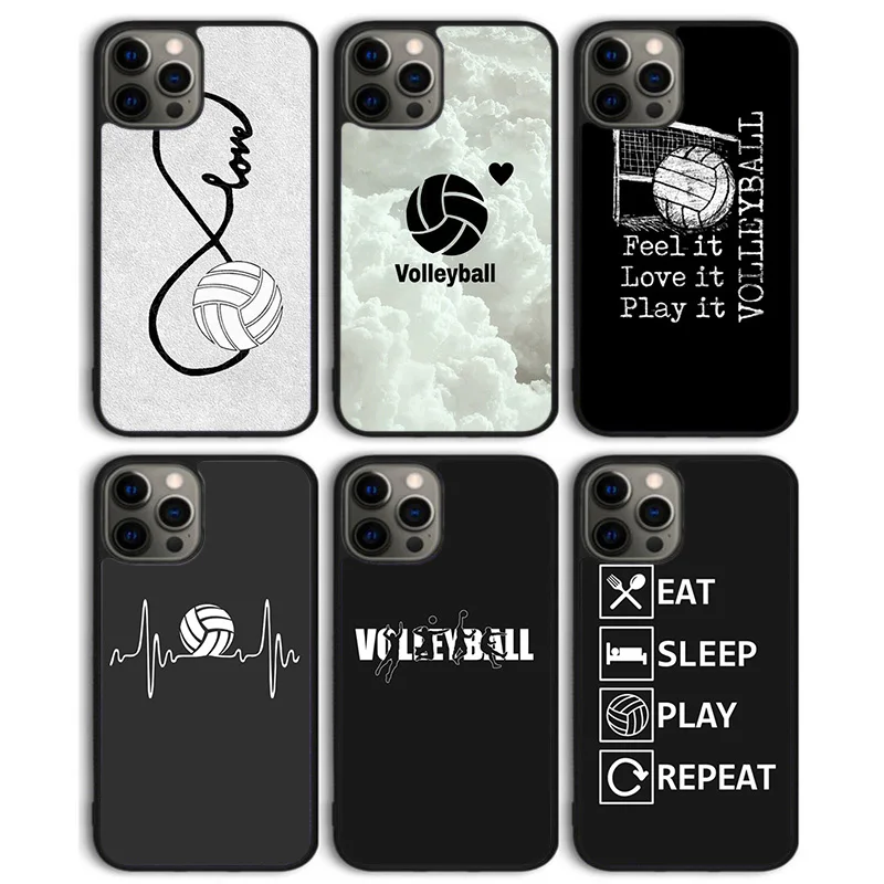 Play Volley Ball Phone Cover Posteriore Per Iphone 15 Se2020 14 13 11 12 Pro Max Mini Xs Xr X 8 Plus 7 6S Shell Coque