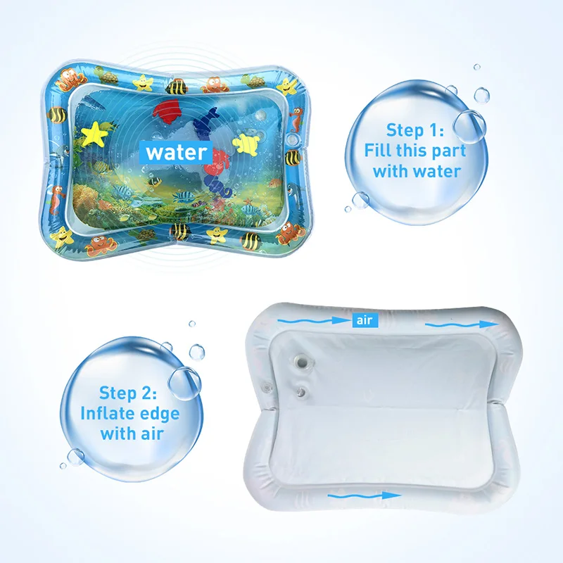 Baby-Kids-Water-Play-Mat-Toys-Inflatable-thicken-PVC-infant-Tummy-Time-Playmat-Toddler-Activity-Play (1)