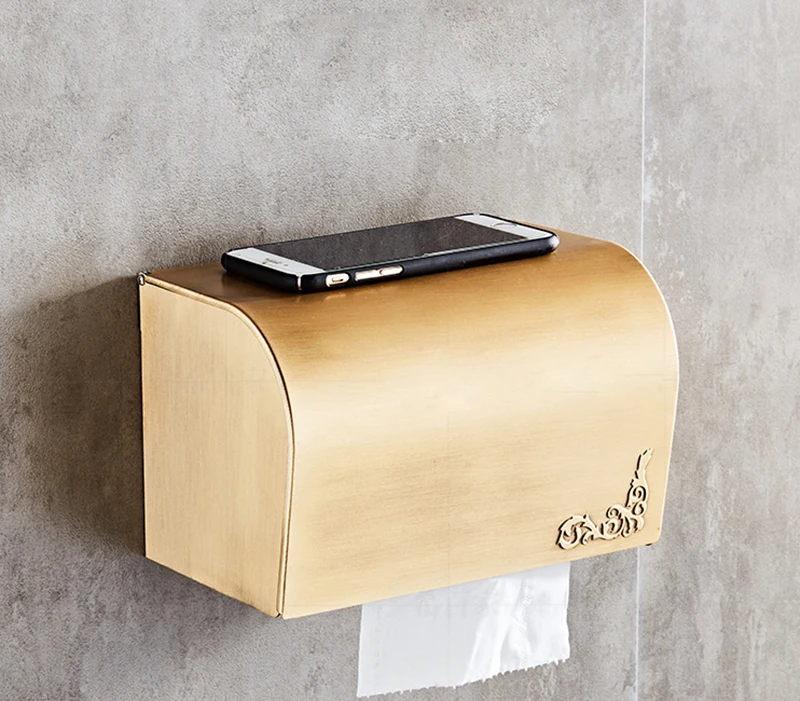 paper holder 2 Аксессуары для ванной комнаты, вешалка для полотенец, держатель для бумаги, держатель для полотенец, угловая полка, держатель для туалетной щетки, крючок для халата, антикварные аксессуары для ванной комнаты - Цвет: paper holder 2