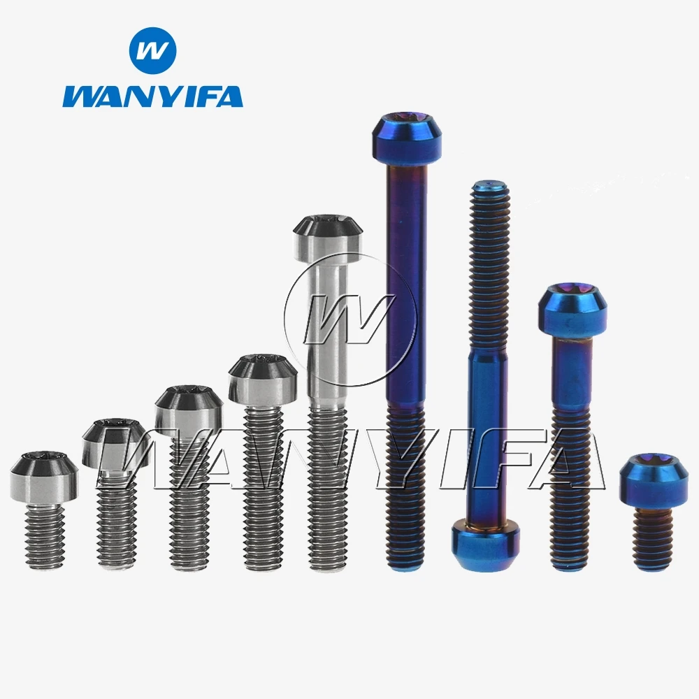 Титановый &quotWanyifa&quot с шестигранной головкой M6 x 10 15 20 25 30 35 40 45 50 60 65 70 80 мм уход за