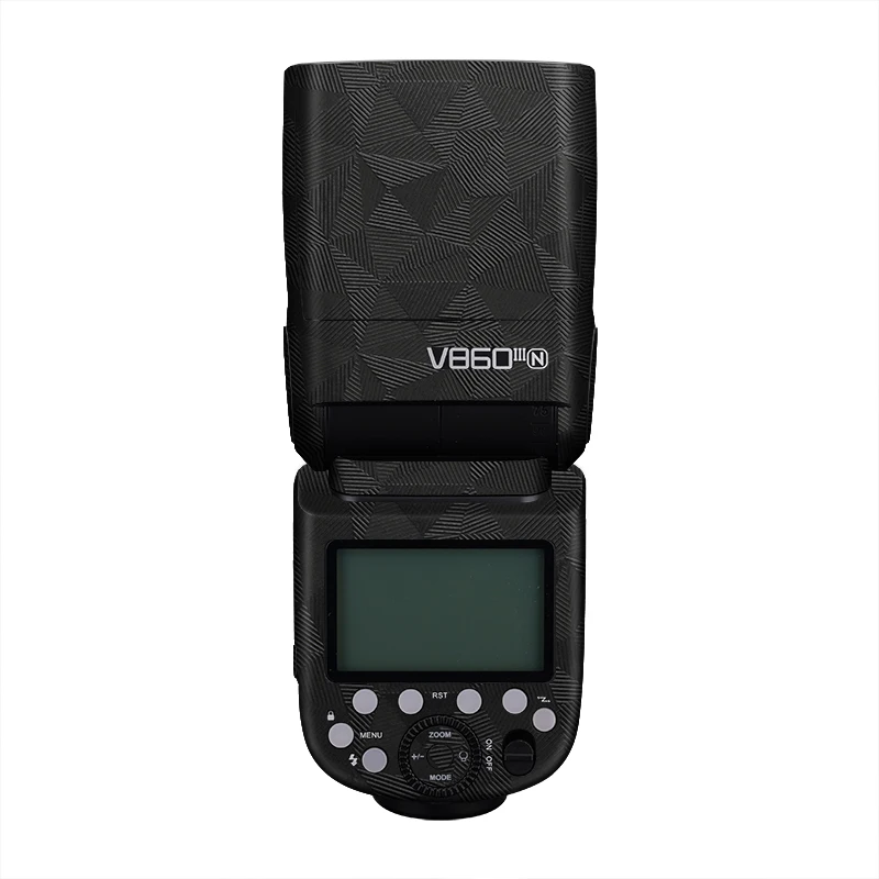 V860 III V860III 카메라 스피드라이트 데칼 스킨 Godox V860III-C V860III-N V860III-S V860IIIO 프리미엄 스티커용 랩 커버 필름