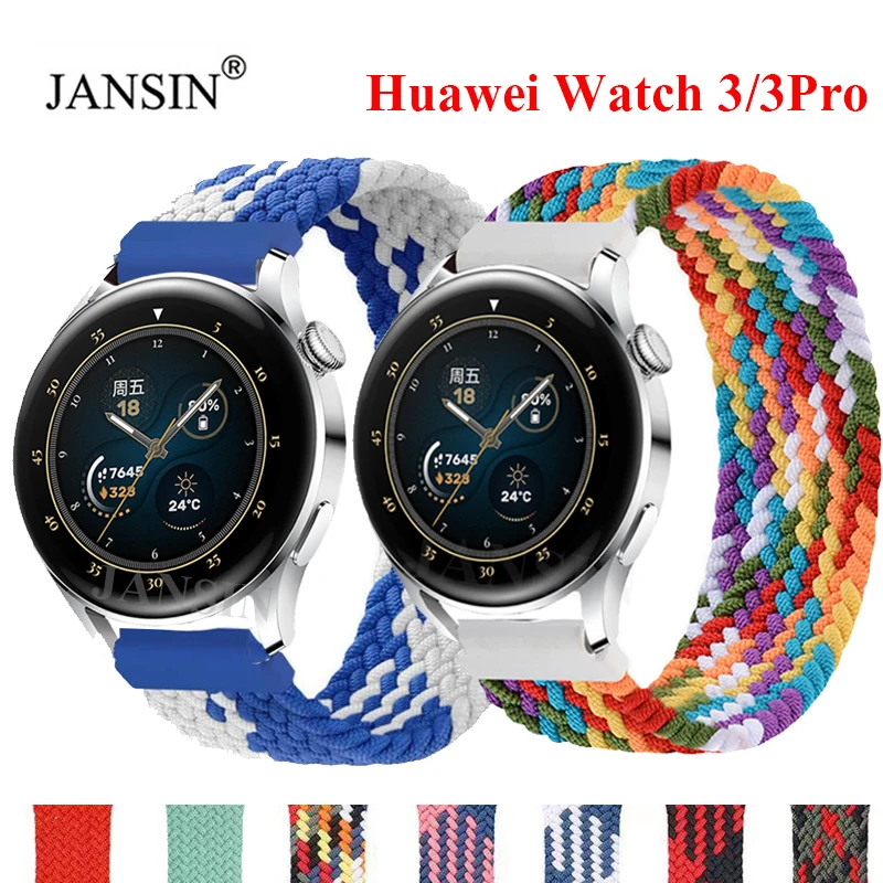 Cinturino Per Huawei Watch 3 Cinturino In Tessuto Intrecciato Solo Loop Per Huawei Watch 3 Pro Cinturino Smartwatch Per Cinturino Huawei Watch 3