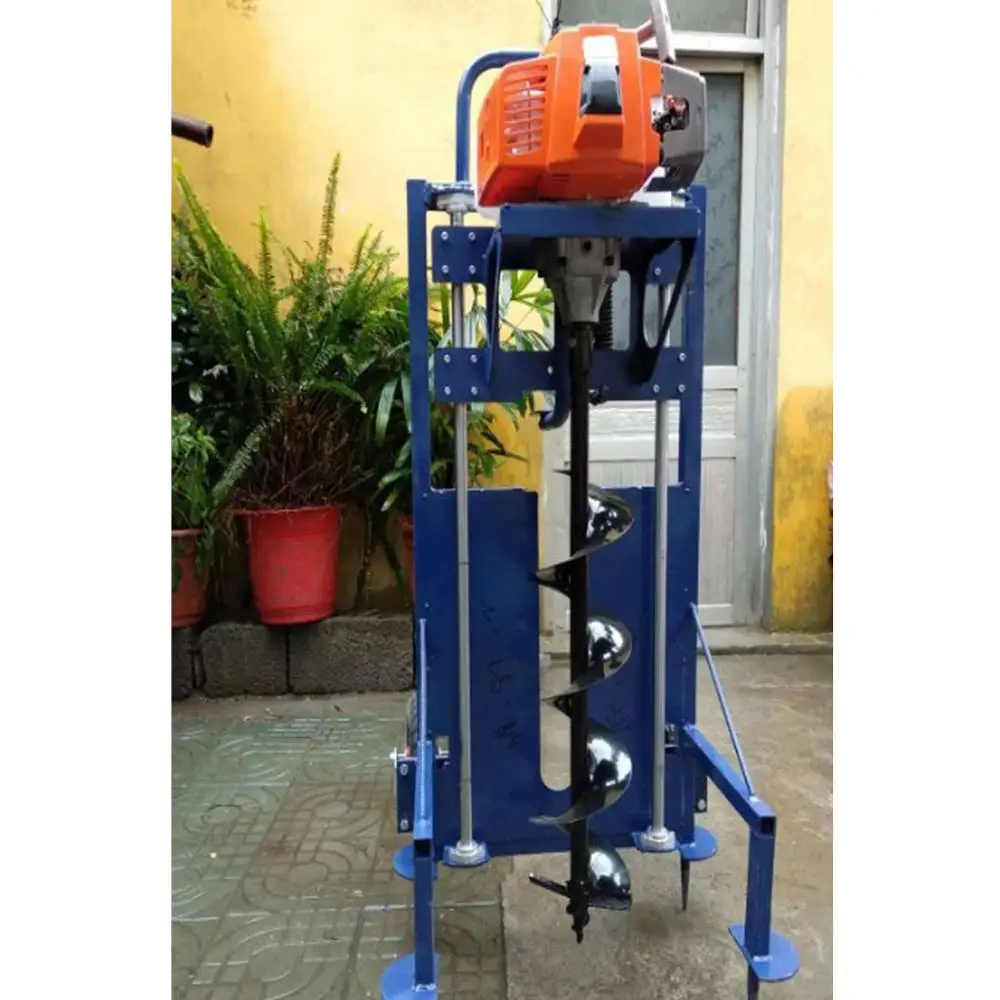 US $698.00 New HandPush Orchard Diggertree Planterground Drilldrilling MachineEarth AugersFertilizing Pile Driver