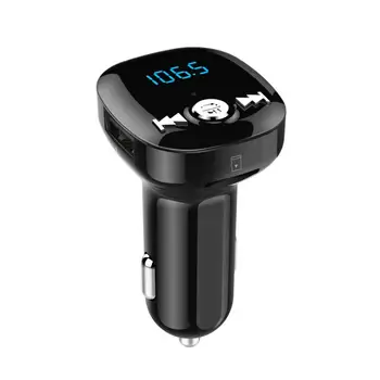 

BC40 FM Transmitter Handsfree Car Kit Car Audio MP3 Player with Dual USB Car Charger Support U disk / TF card