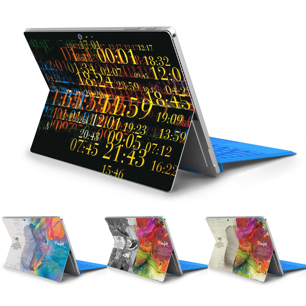 Красочные наклейки для ноутбука Microsoft Surface Pro 4 5 6 виниловые наклейка | Компьютеры и