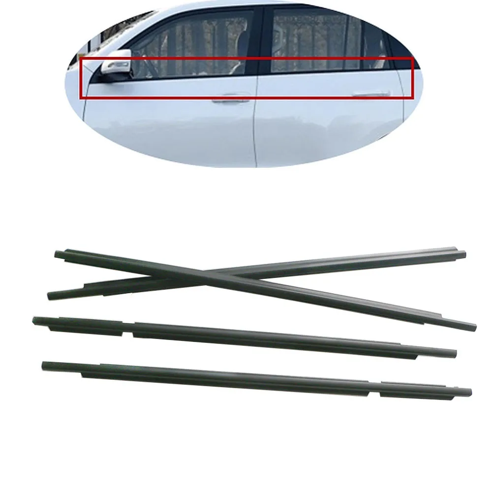 4pcs Weatherstrips Window Weather Strip Belt Seal Moulding Trims For