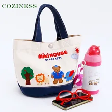 COZINESS bolsas impermeables para pañales, bolso de lona con dibujos de animales pequeños, bordado con parche del alfabeto, para mamá, de viaje al aire libre, gran oferta
