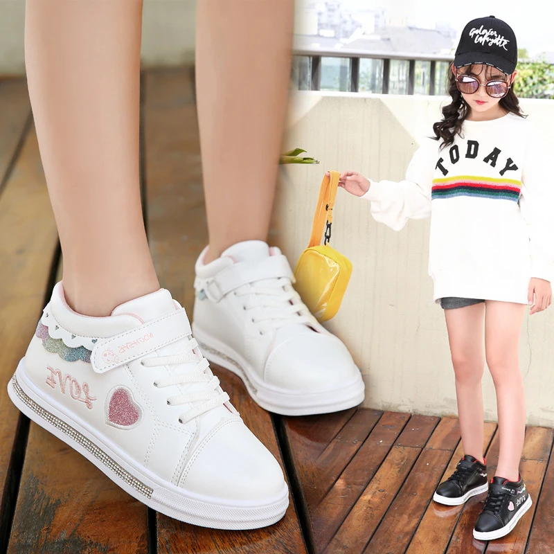 white tennis shoes for girls