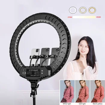 

21" LED Ring light with Tripod Selfie Light Ring Lamp Photography Lighting for Tik Tok Youtube smart Phone Studio Video MakeUp