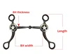 Antique Copper Western Horse bit stainless steel horse bits with German silver decoration 2