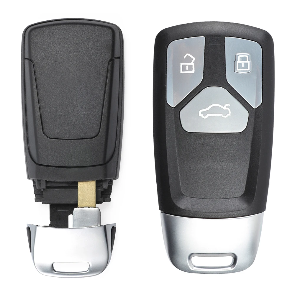 KEYECU 315 MHz 4M0959754AB 3 Button Replacement Smart Remote Car Key Fob for Audi A4 A5 TT Q5 Q7 SQ5 2016 2017 2018 2019