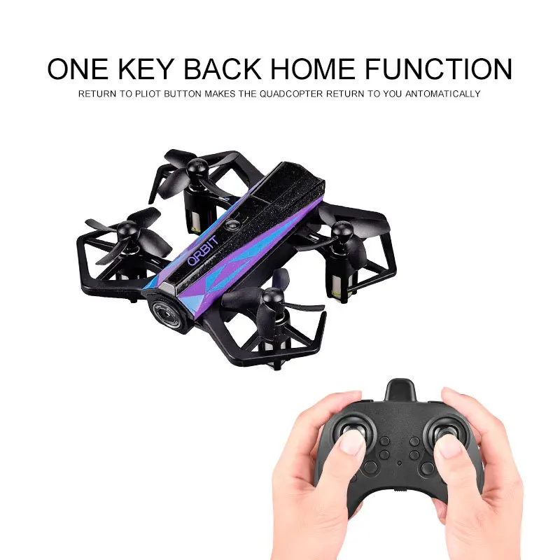 

Brocade yu Folding Unmanned Aerial Vehicle Remote Control Mini Quadcopter a Key Roll Set High Airplane Model Toy