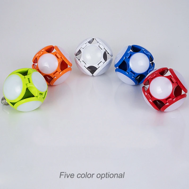 Светодиодный светильник UFO для помещений 40 Вт, деформируемый футбольный светильник, потолочный светильник, супер яркий светодиодный светильник для домашнего кабинета E27 AC85-240V