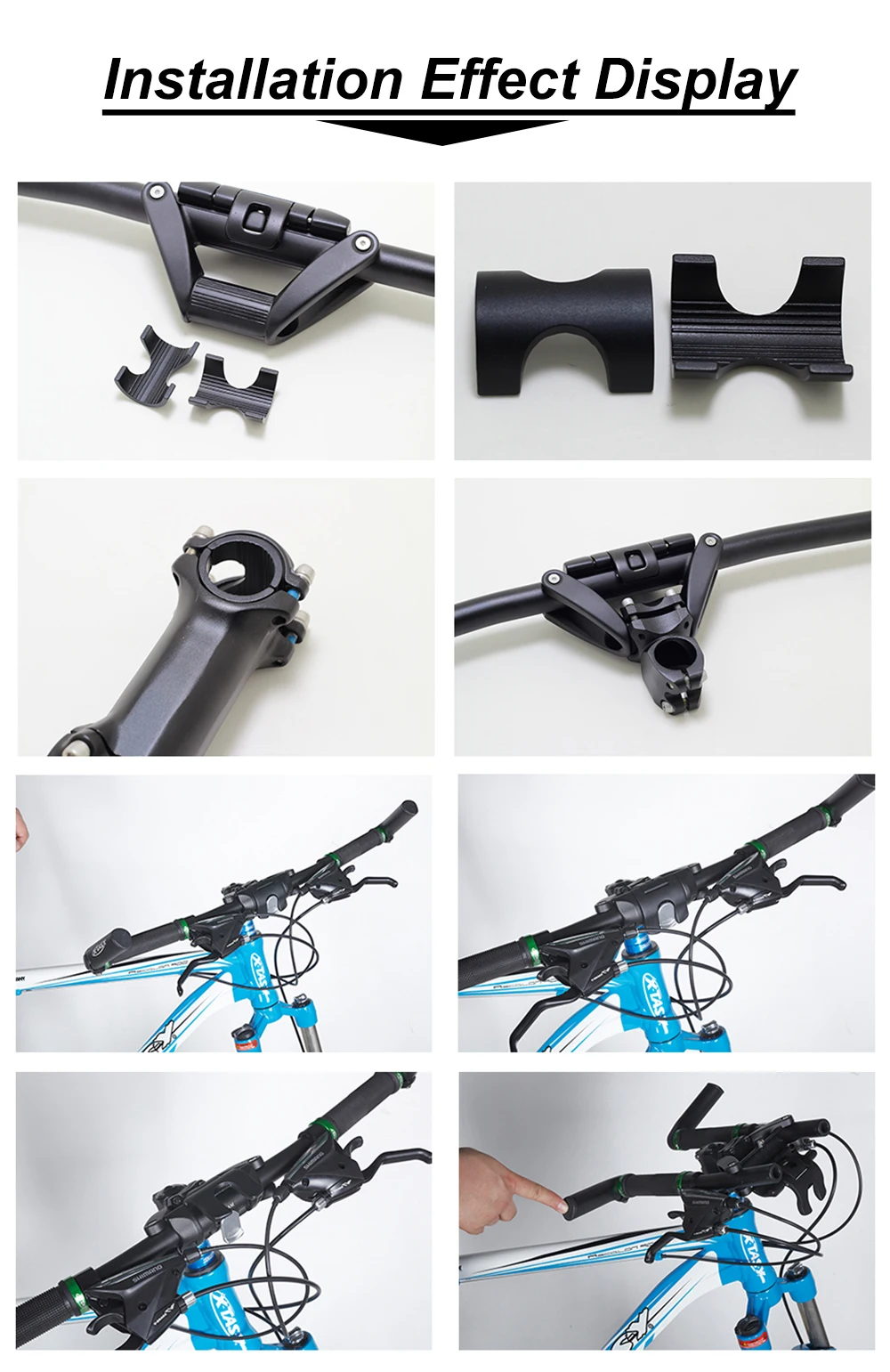 Cintre Course Guidon Vélo Route 400mm Alliage Aluminium - Drop 130mm Projection 90mm 25.4mm Guidons Pour Vélo Route