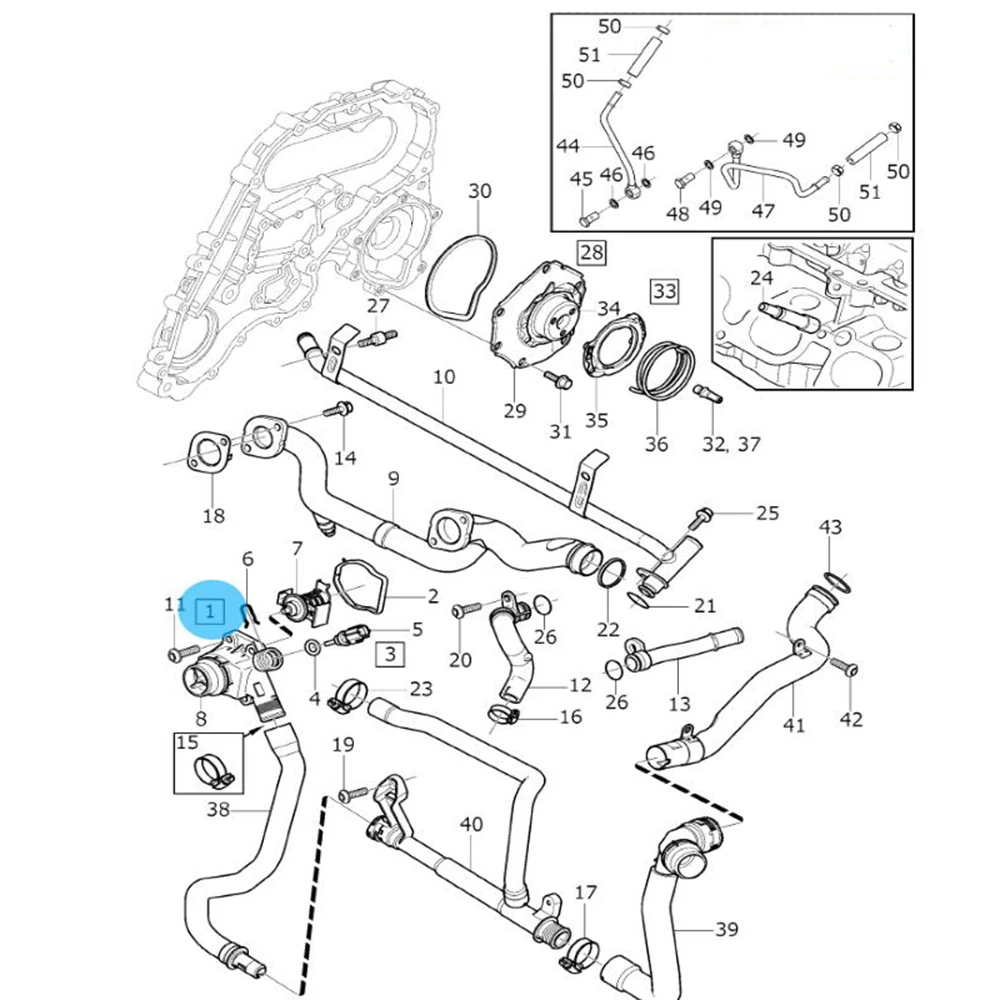 Хладагент термостат для Volvo V70 S80 S60 XC90 XC70 для Land Rover LR2 V60 B6 3,0 3,2 LR006071 31355151