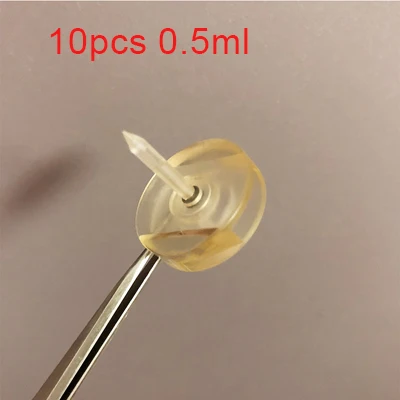 10pcs syringe 0.5ml 0,5 мл ампулы и шприцы Гиалуроновый Пистолет Аксессуары Неинвазивная для распылителя гиалуроновая ручка для удаления морщин для лица и губ - Номер модели: 10pcs syringe 0.5ml