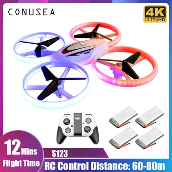 

S123 Handheld Aircraft Toys for boys helicopter remotely controlled rc airplane Height setting 360 rolls Mini quadrocopter gift