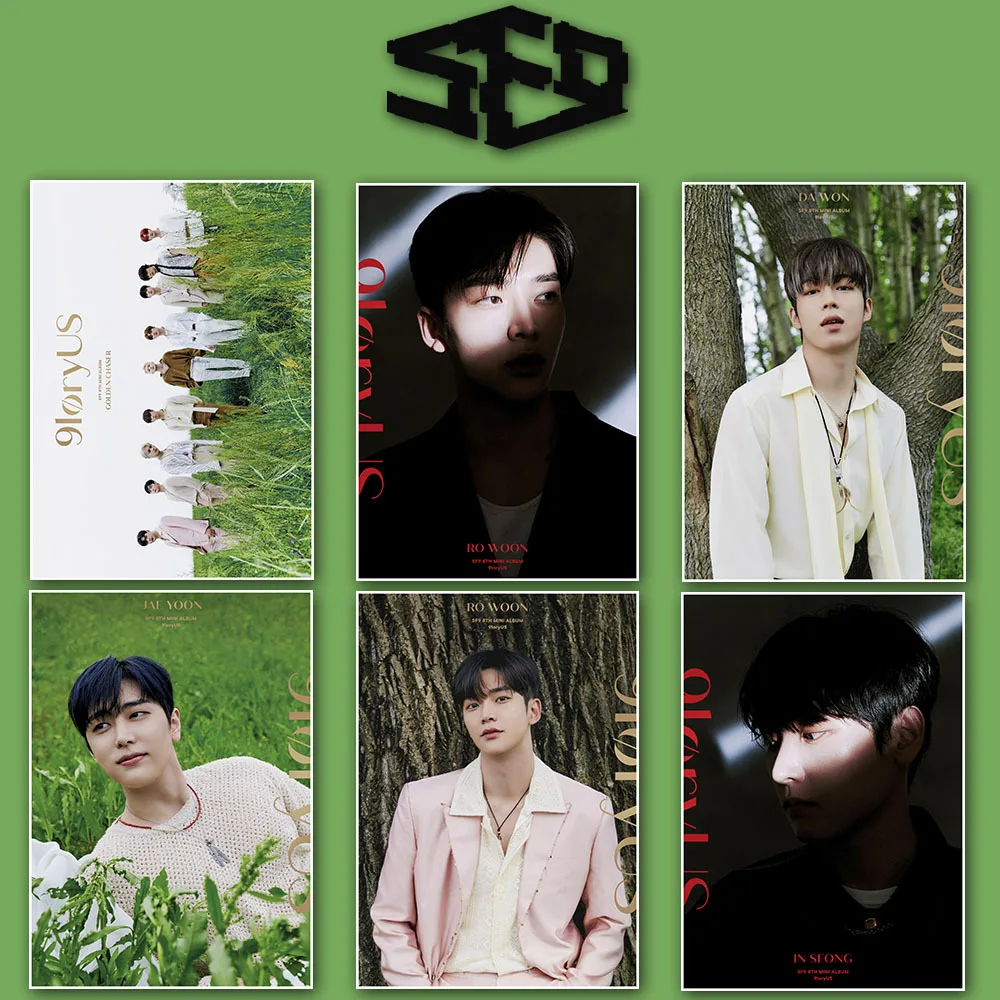 KPOP SF9 новый альбом 9loryus Ro Woon Zu Ho DA Won Cha Ni Young Bin in Seong Hwi Jae Yoon Tae Yang плакат наклейки фото