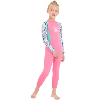 

Full Body 2.5mm Neoprene Kids Girls Wetsuit Surfing Swimming Snorkeling Jumpsuit for Family Outdoor Water Decoration