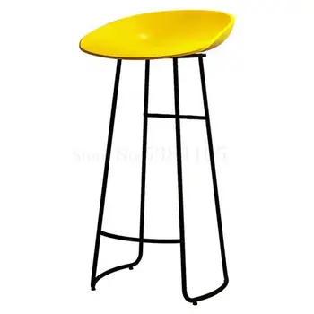 

Nordic Bar Chair Modern Simple High Stool Domestic Bar Stool Bar Stool Front Desk High Stool High Stool Bar Chair