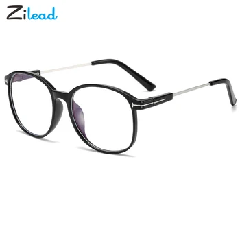 

Zilead Myopic Glasses HD Nearsighted Eyeglasses Fashion Urltralight Large Frame Reading Glasses With Diopter -1.0 to -4.5 Unisex