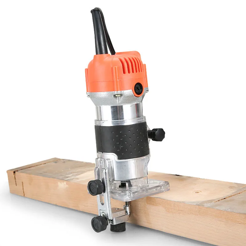 EU US Plug  Woodworking Electric Trimmer Wood Milling Engraving Slotting Trimming Machine Hand Carving Machine Wood Router