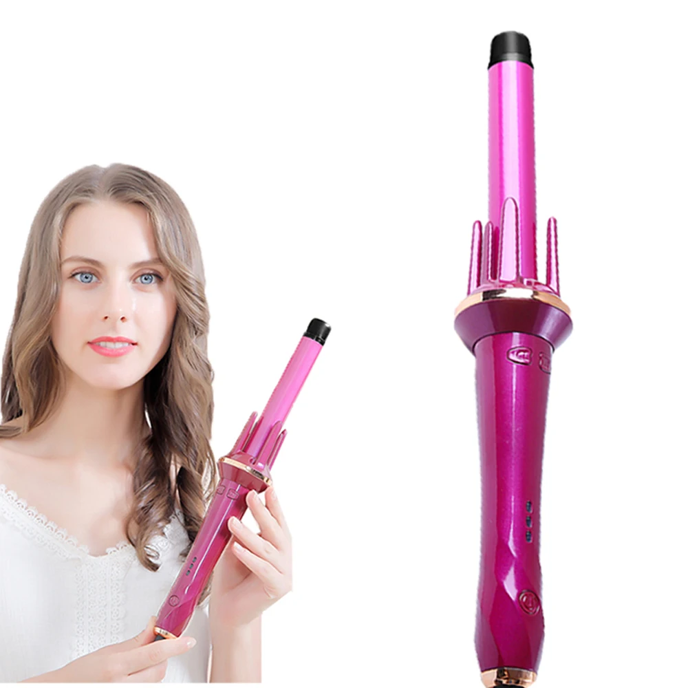 Description Picture 2 of itemAuto Rotary Hair Curler Tourmaline Ceramic Wavy Curl Magic 360 Automatic Curling Wand Irons Fast Heating Hair Styler