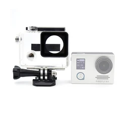 FIREFLY ABS Waterproof Protective Action Camera Case, Wide - Angle/Undistorted Version (No distortion)