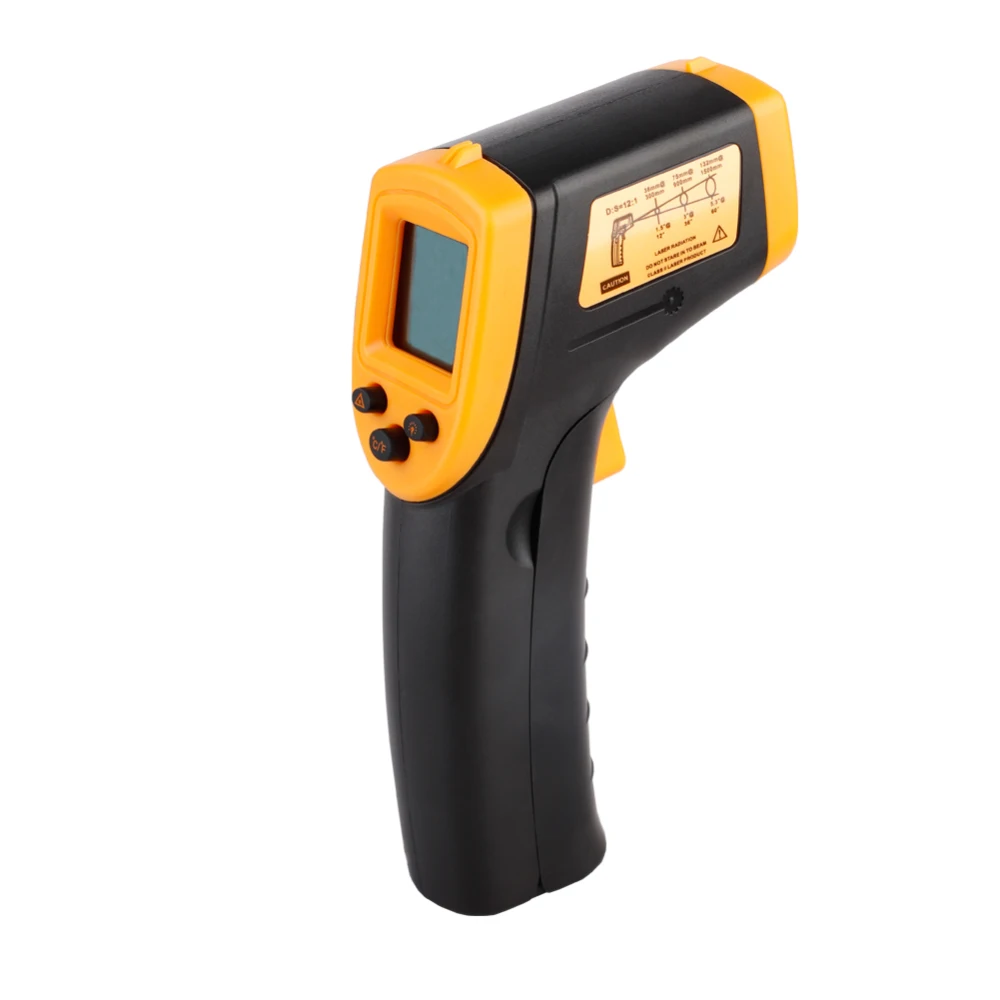 Handheld Non-Contact Laser Pyrometer Point Gun Thermometer LCD Digital Electronic Thermometer IR Infrared Thermal Imager