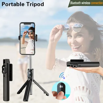

New 3 in 1 Wireless Bluetooth Selfie Stick Foldable Mini Tripod Expandable Monopod with Remote Control for iPhone IOS Android