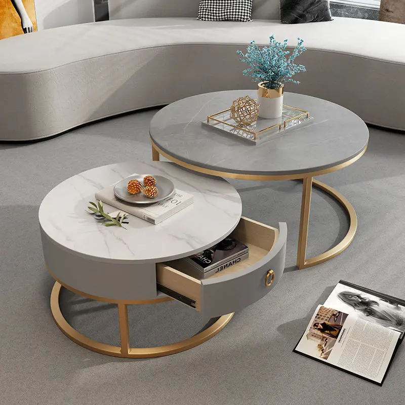 Italian style rock board coffee table 3