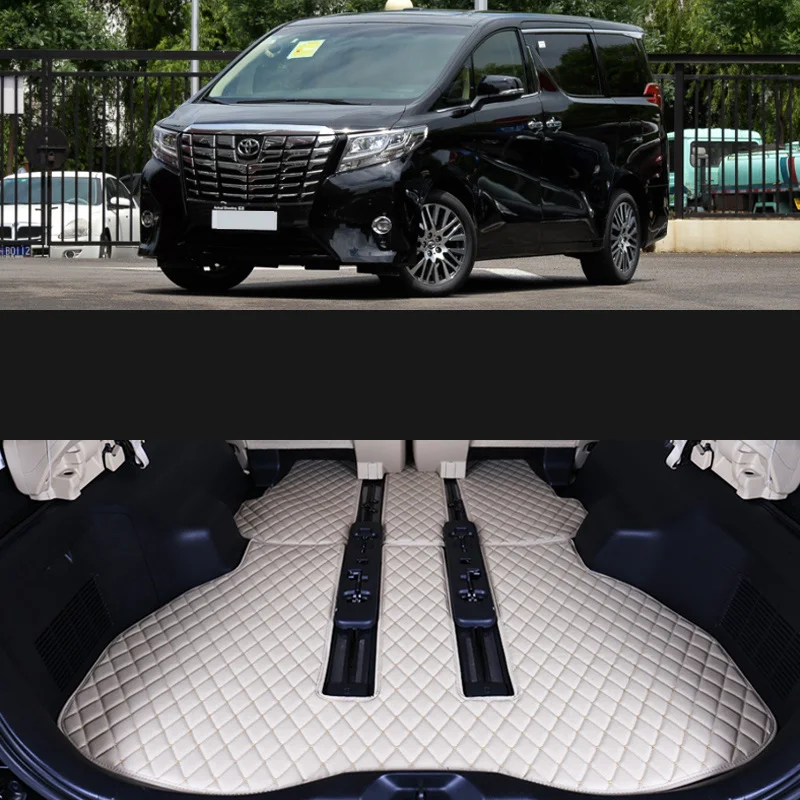 Lsrtw2017 кожаные автомобильные коврики для toyota alphard Vellfire 2013 2012 2011 2010 ковер