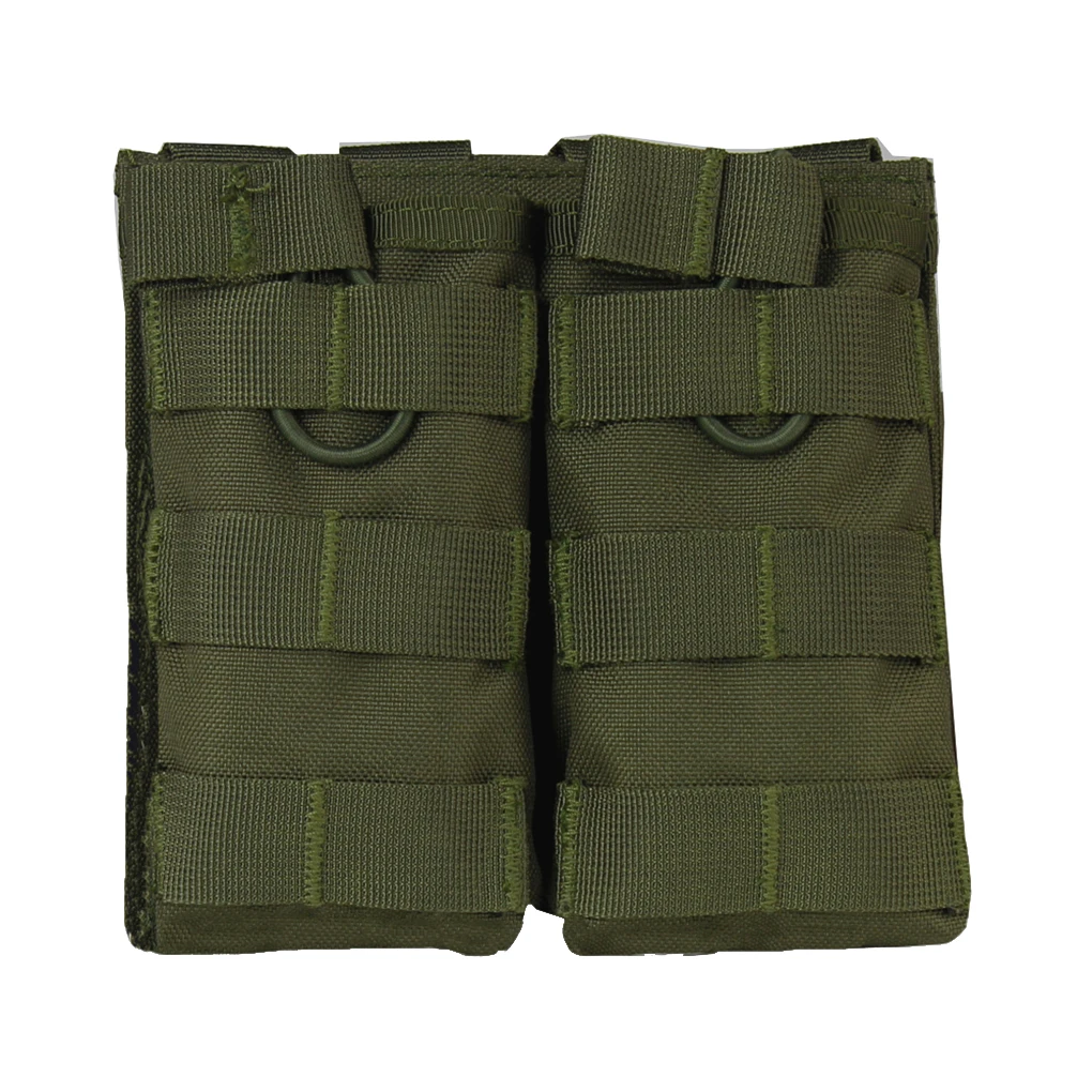 Molle Double Magazine Pouch Outdoor Tactical 1000D Nylon Utility Vest Airsoft Military Mag Pouch Paintball Gear