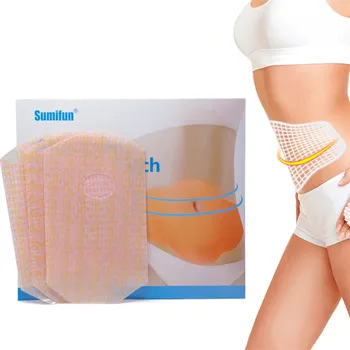 

5Pcs Body Slimming Patch Navel Cream Patch Stick Belly Slim Belly Button Stickers Slimming Fat Burning Belly Stick