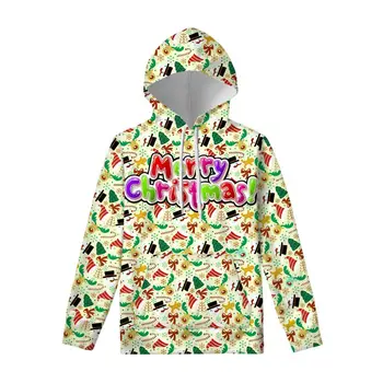 

2019 Christmas Hoodie Women Sweatshirt Hoodies 3D Full Print Clothing Custom Tops Cute Girls Pullover Unisex XS-4XL Clothing