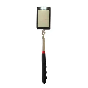 

Extend rotated 360 degrees Pro Lighted Inspection Mirror LED telescopic mirror Telescoping Illuminate LED Swivel Light