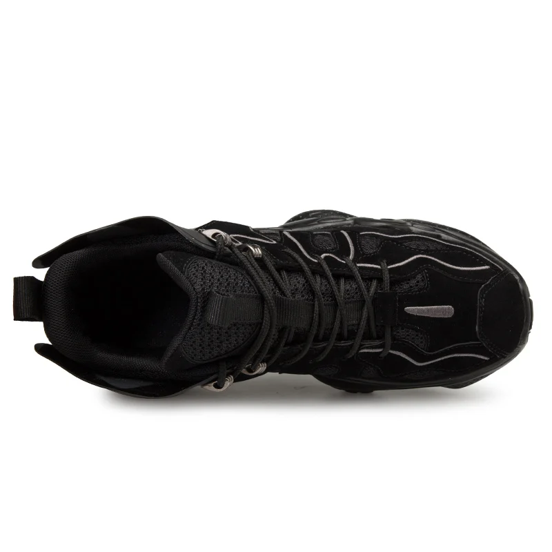 Высокие кроссовки в стиле хип-хоп для уличных танцев, баскетбола, мужская спортивная обувь для бега, нескользящая прогулочная обувь, zapatos de hombre