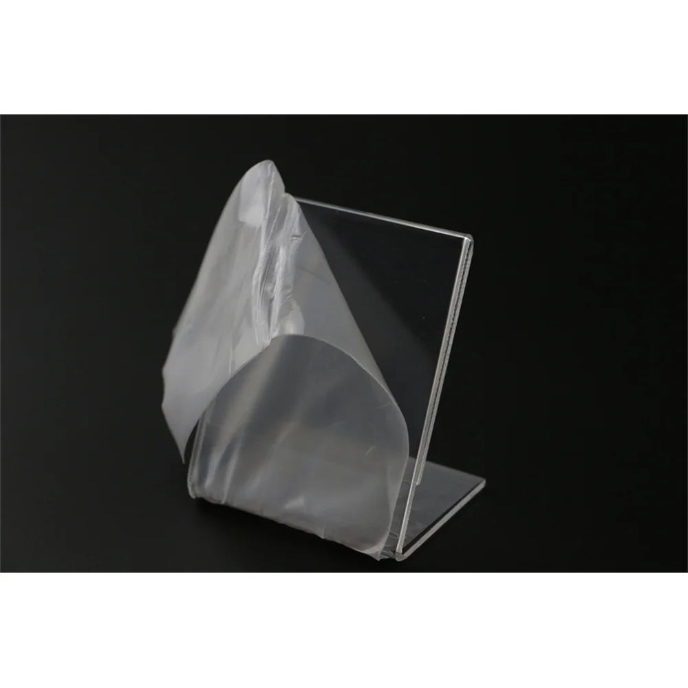 20pcs 5x7cm Clear Picture Frame Name Card Price Tag Display Stand Label Holder Showcase Jewelry Price Tag Clip Paper Sign Rack
