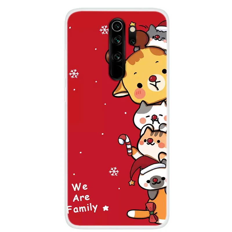 For Xiaomi Redmi Note 8 Pro Case Christmas NEW Year Gift Soft TPU Cover For Xiomi Redmi Note 8T Phone Cases Coque Note8 8Pro xiaomi leather case charging Cases For Xiaomi