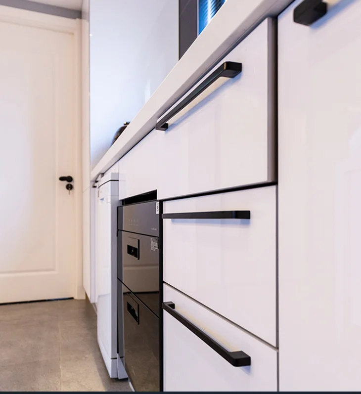 Modern White Black Handle Furniture Cabinets Wardrobe Big Knob Bedside Cabinets Lockers  Drawer Kitchen Door Pull (1)