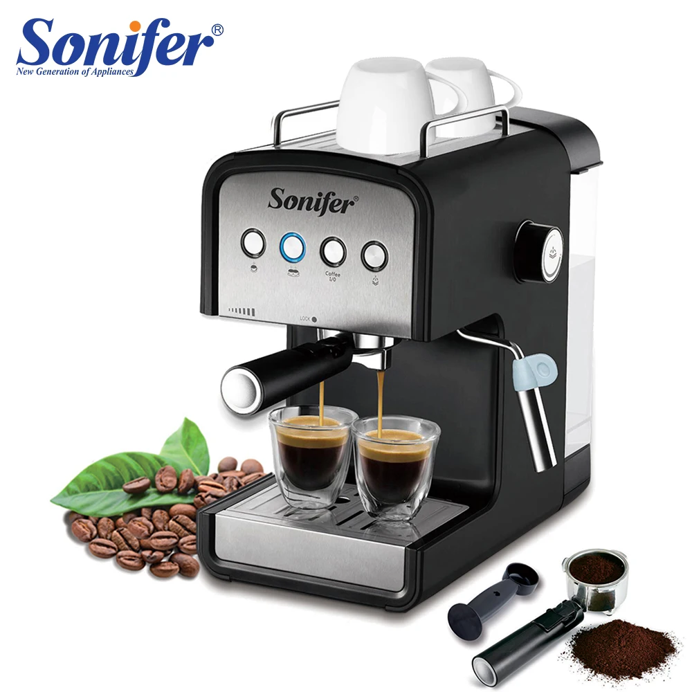 1.2L Espresso Electric Coffee Machine Foam 15 Bar High Quality Coffee
Maker Electric Milk Frother Kitchen Appliances Sonifer