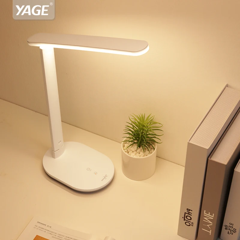 

3 Light Colors Rocker Table Lamp Adjustable Brightness Lamps Table 28pcs Led Table Lamp USB 1200mAh Rechargeable Led Desk Lamp