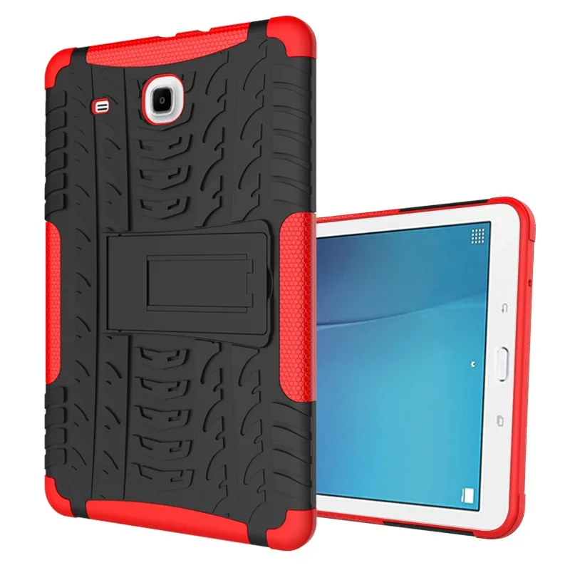 Case for Samsung Galaxy Tab E 9.6 case T560 TPU+PC Tablet Armore Cover for Samsung Tab e 9.6 inch SM-T560 T561 T565 T567 coque tablet touch pens Tablet Accessories