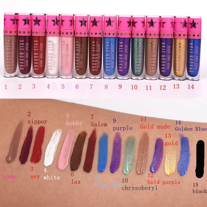 15pcs/set Matte Lip Gloss Sexy Liquid Lipstick Matte Long Lasting Waterproof Cosmetic Makeup lipgloss 15pcs/set Matte Lip Gloss Sexy Liquid Lipstick Matte Long Lasting Waterproof Cosmetic Makeup lipgloss