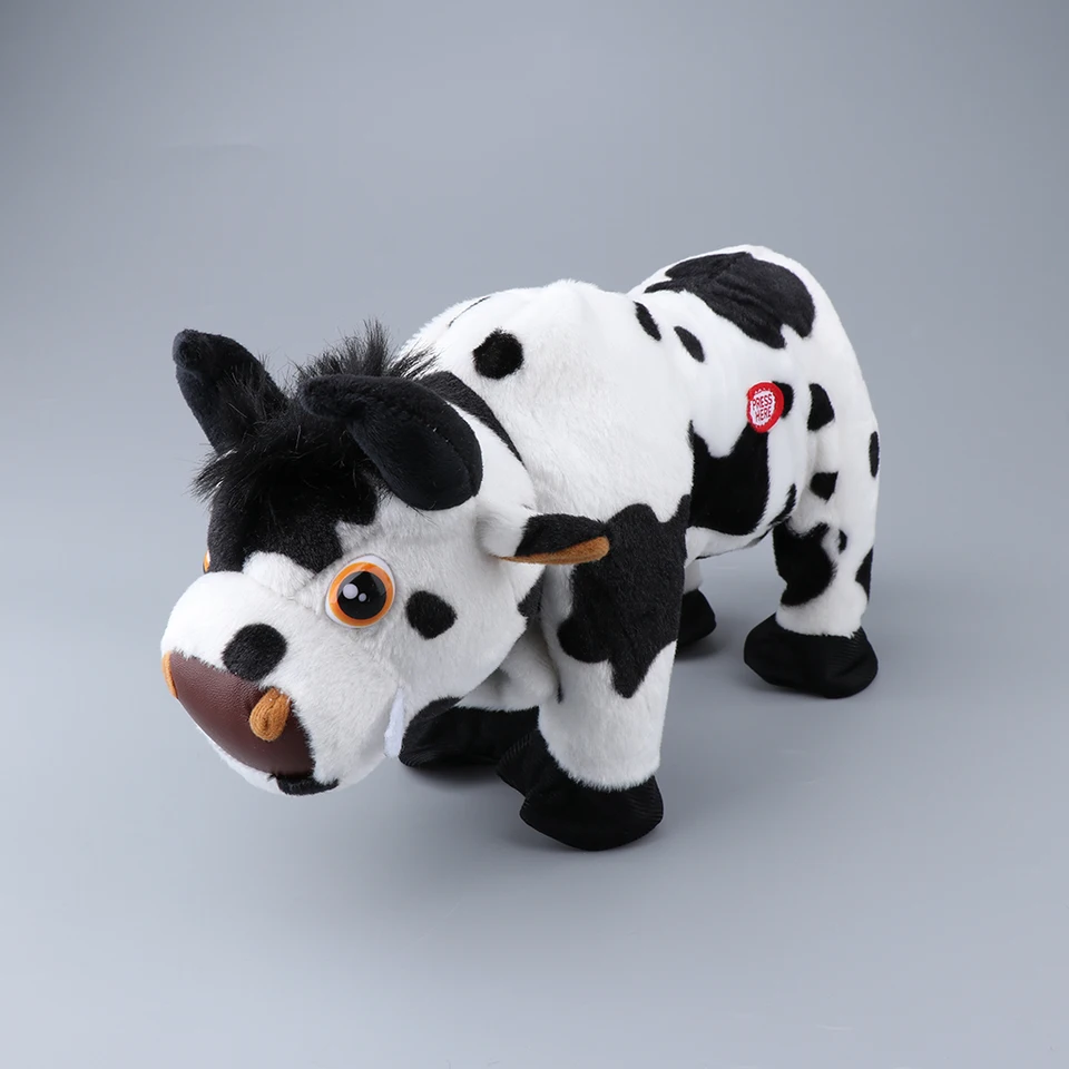 toy cow that moos and walks