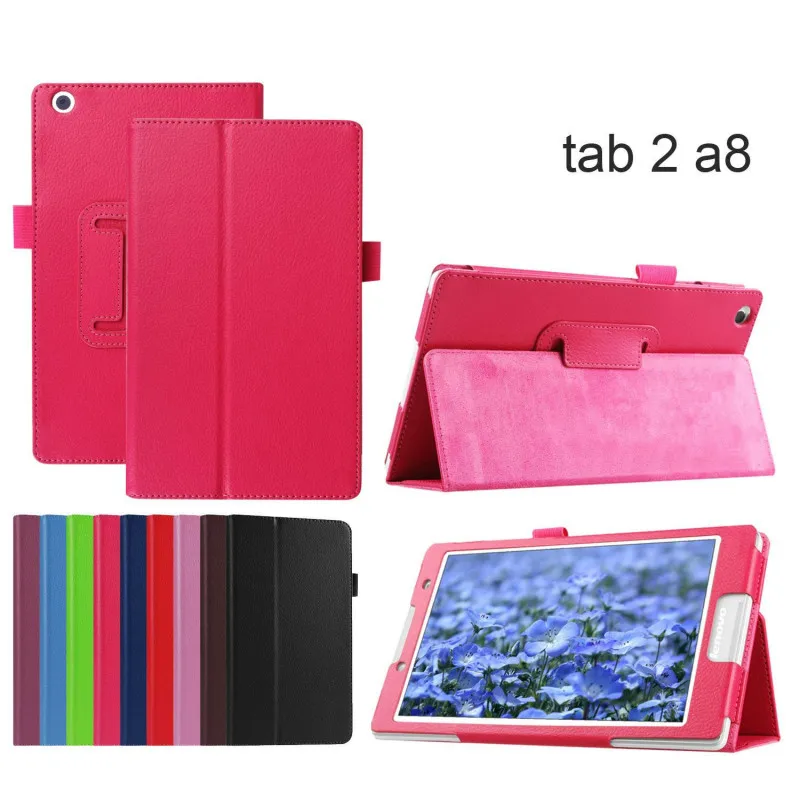 Чехол книжка из искусственной кожи для Lenovo Tab 3 8|Чехлы планшетов и электронных