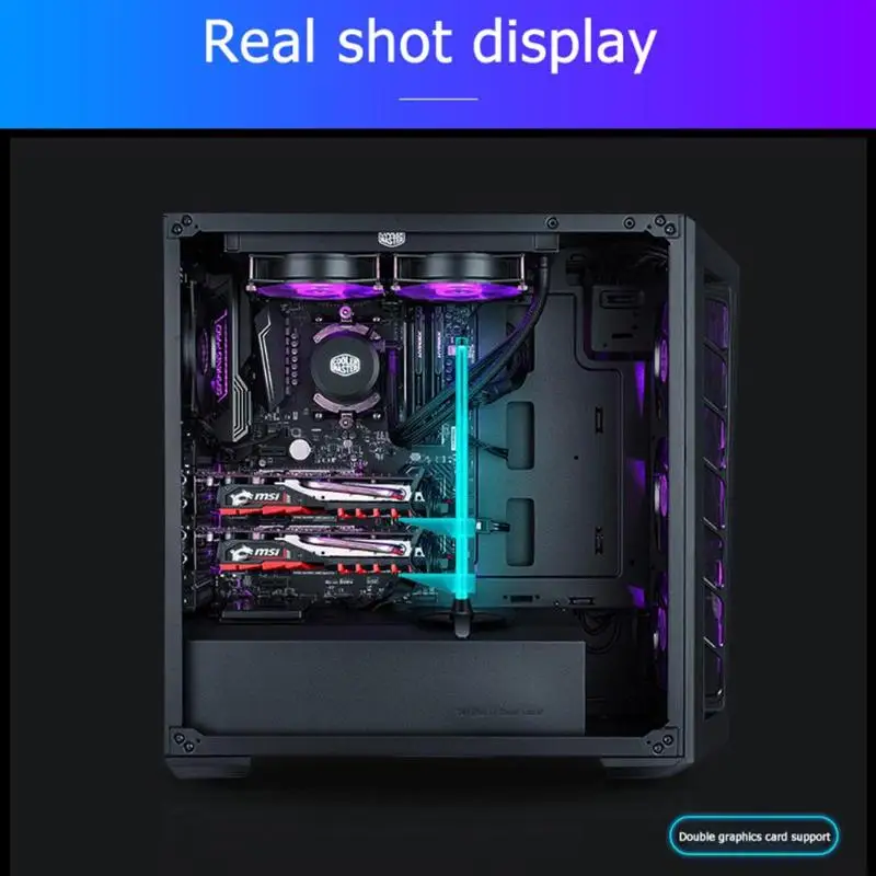 Чехол для настольного компьютера кронштейн для видеокарты Aura RGB держатель для видеокарты Поддержка Asus Gigabyte Huaqin материнская плата