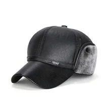 Новая зимняя мужская утолщенная бейсбольная Кепка из искусственного меха спортивные и наушники для отдыха на открытом воздухе ветрозащитная Холодная Теплая Шапка