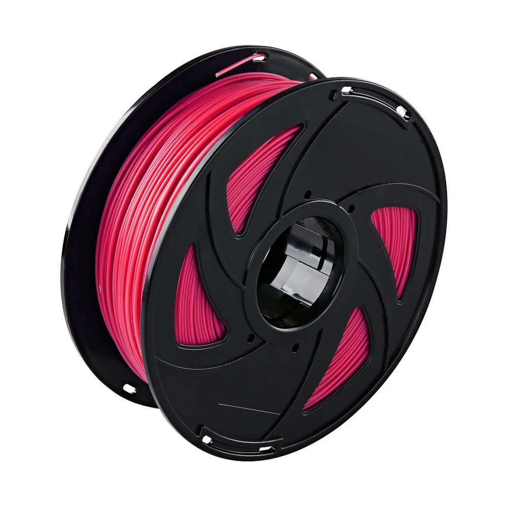 XVICO 3D-принтер PLA/ABS нить 1,75 мм 1 кг катушки Зеленый цвет печати температура 190 °C-230 °C - Цвет: Розовый